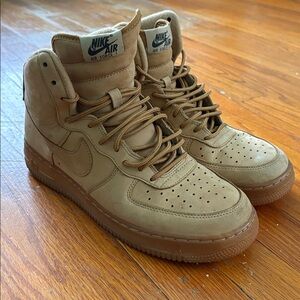 Men's Nike Tan High-Top Sneakers